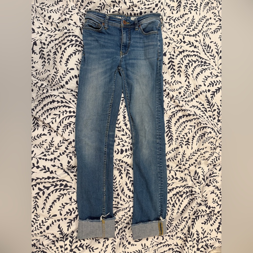 Pilcro Cuffed Slim Straight Women's Jeans